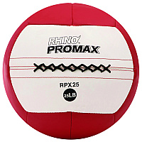Champion Sports Rhino Promax Medicine Ball, 25 lb, Red (CSIRPX25)