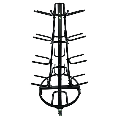 Champion Sports Round Medicine Ball Tree, 31" x 31" x 66.5", Black (CSIRTM1)