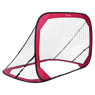 Champion Sports Pop Up Soccer Goal, 72"  x 48", 1.25" dia, Pair (CSISG64)