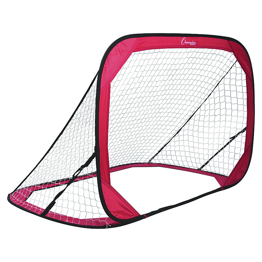 Champion Sports Pop Up Soccer Goal, 72"  x 48", 1.25" dia, Pair (CSISG64)