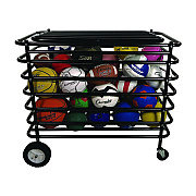 Champion Sports Ultimate Lockable Ball Locker, 24" x 44" x 39", Black (CSIUBX)