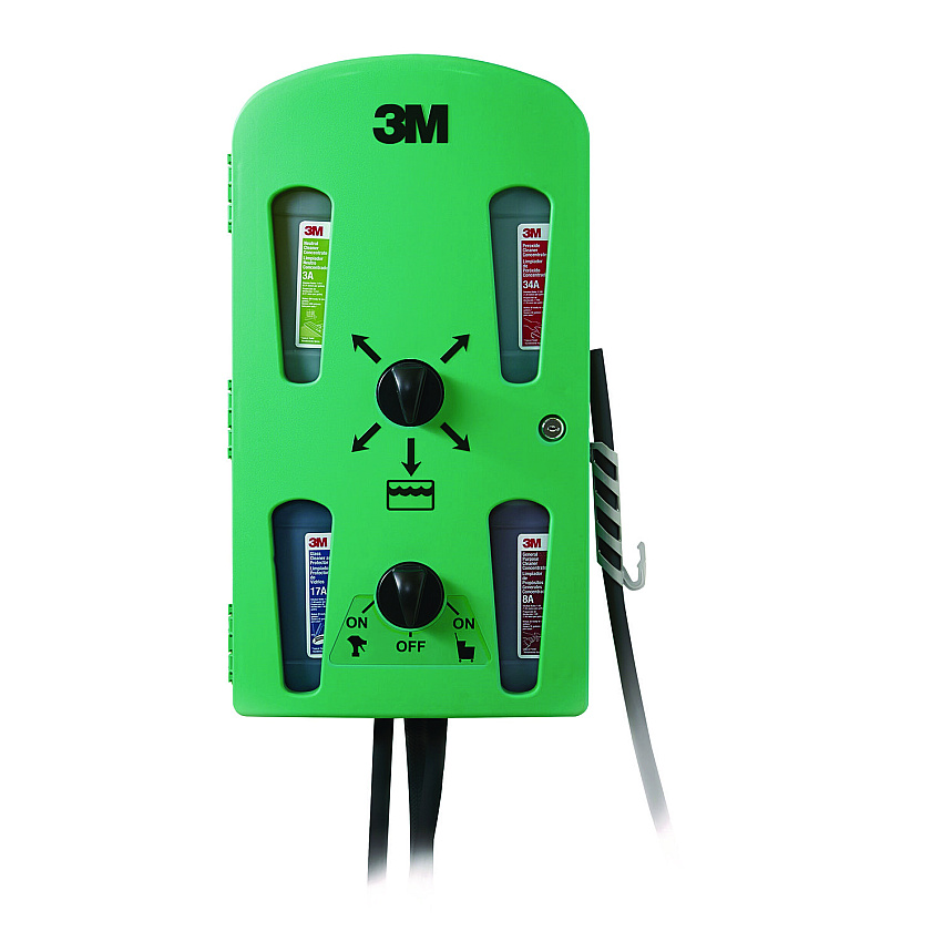 3M Flow Control System Chemical Dispenser, Action Gap with Pressure Relief Valve, 12.25 x 6.3 x 22.5, Green (85851)
