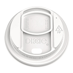 Dixie Smart Top Reclosable Lids for Hot Cups, Fits 10 oz to 20 oz Cups, White, 1,000/Carton (DXEDSL9542)