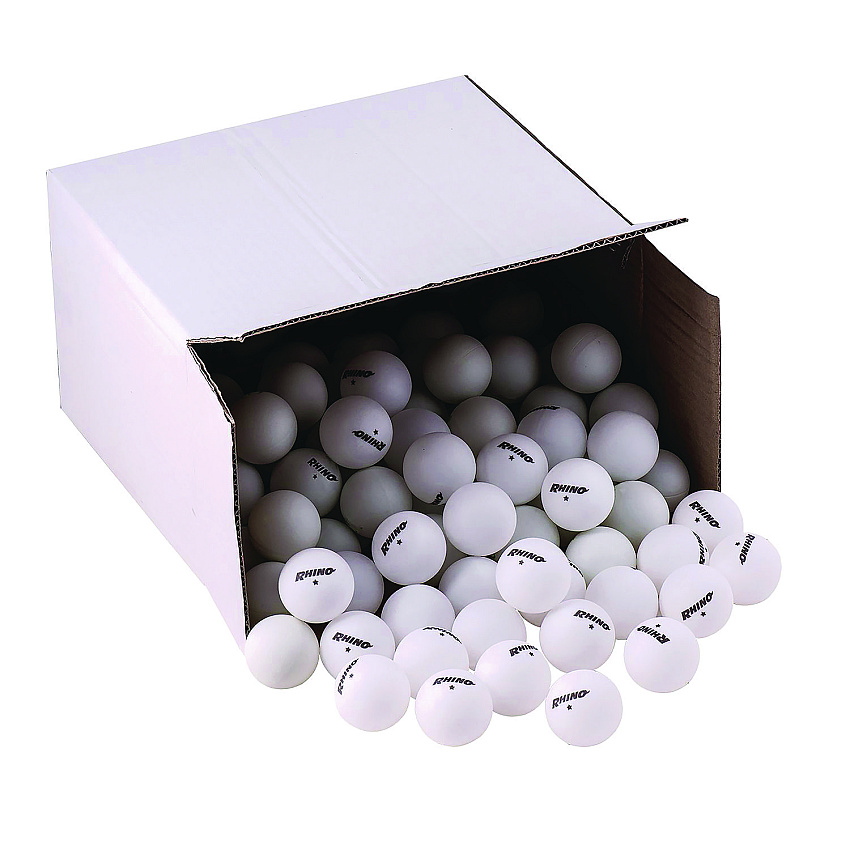 Champion Sports Table Tennis Balls, Official Size, White, 144/Carton (CSI1STAR144)