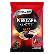 Nescaf Clasico Dark Roast Instant Coffee, 8 oz Pouch (NES70948)