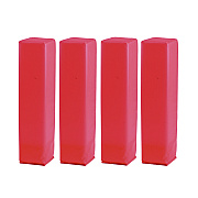 Champion Sports Line and End Zone Pylon Set, 18" x 4" dia, 4/Set (CSIFPYLSET)