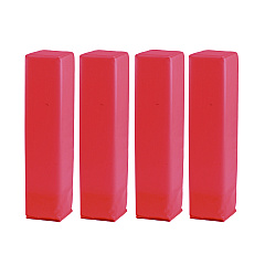 Champion Sports Line and End Zone Pylon Set, 18" x 4" dia, 4/Set (CSIFPYLSET)