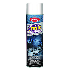 Sprayway Anti-Stat Static Eliminator, 14 oz Aerosol Can, 12/Carton (CGC955)