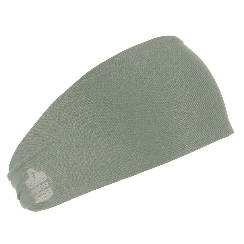 ergodyne Chill-Its 6634 Performance Knit Cooling Headband, Polyester/Spandex, One Size Fits Most, Gray (EGO12709)