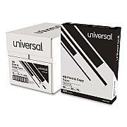 Universal High-Bright Multipurpose Paper, 20 lb Bond Weight, 8.5 x 11, Bright White, 500 Sheets/Ream, 5 Reams/Carton (UNV91205)