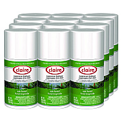 Claire Metered Air Freshener, Rain Forest, 11 oz Aerosol Spray, 12/Carton (CGC114)