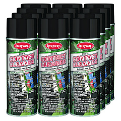 Sprayway Contact Cleaner, 10 oz Aerosol Spray, 12/Carton (CGC618)