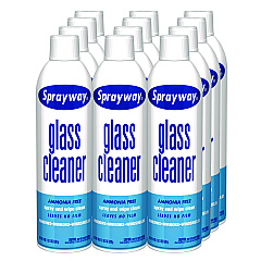 Sprayway Glass Cleaner, 19 oz Aerosol Spray, 12/Carton (CGCSW050)