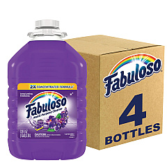Fabuloso Multi-use Cleaner, Lavender Scent, 1 gal Bottle, 4/Carton (CPC53058)