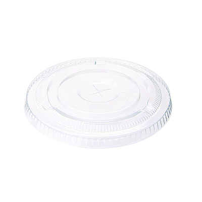 Dixie Cold Drink Cup Lids, Fits 16 oz Plastic Cold Cups, Clear, 100/Sleeve, 10 Sleeves/Carton (DXECL1424PET)