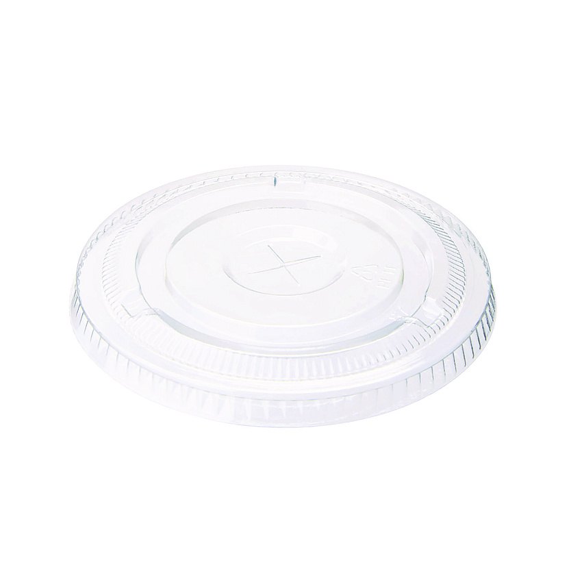 Dixie Cold Drink Cup Lids, Fits 16 oz Plastic Cold Cups, Clear, 100/Sleeve, 10 Sleeves/Carton (DXECL1424PET)