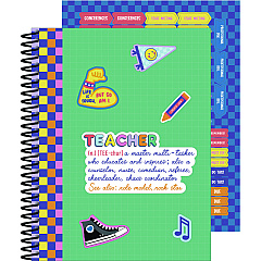 Carson-Dellosa Education Teacher Planners, Weekly/Monthly, Two-Page Spread, 11 x 8.5, Multicolor Cover, We Stick Together Theme (CDP105050)