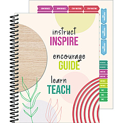 Carson-Dellosa Education Teacher Planners, Weekly/Monthly, Two-Page Spread, 11 x 8.5, Multicolor Cover, True to You Theme (CDP105051)