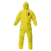 KleenGuard A70 Chemical Spray Protection Coveralls, 3X-Large, Yellow, 12/Carton (KCC09816)