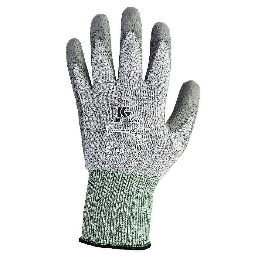 KleenGuard G60 Level 3 Economy Cut Resistant Gloves, Large, Gray/Salt and Pepper, 12 Pairs/Carton (KCC13825)