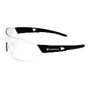 Smith & Wesson 44 Magnum Safety Glasses, Black Frame, Clear Lens, 12/Box (KCC23452)