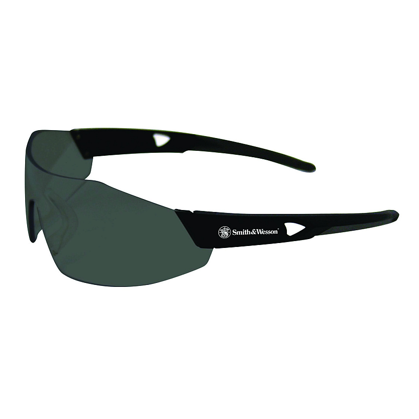 Smith & Wesson 44 Magnum Safety Glasses, Black Frame, Black Lens, 12/Box (KCC23453)