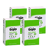 GOJO MULTI GREEN Hand Cleaner Refill, Citrus Scent, 2,000 mL, 4/Carton (GOJ7265)