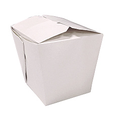 Kari-Out Food Pail, 16 oz, 3.63 x 3 x 3.5, White, Paper, 400/Carton (KOT3103016)