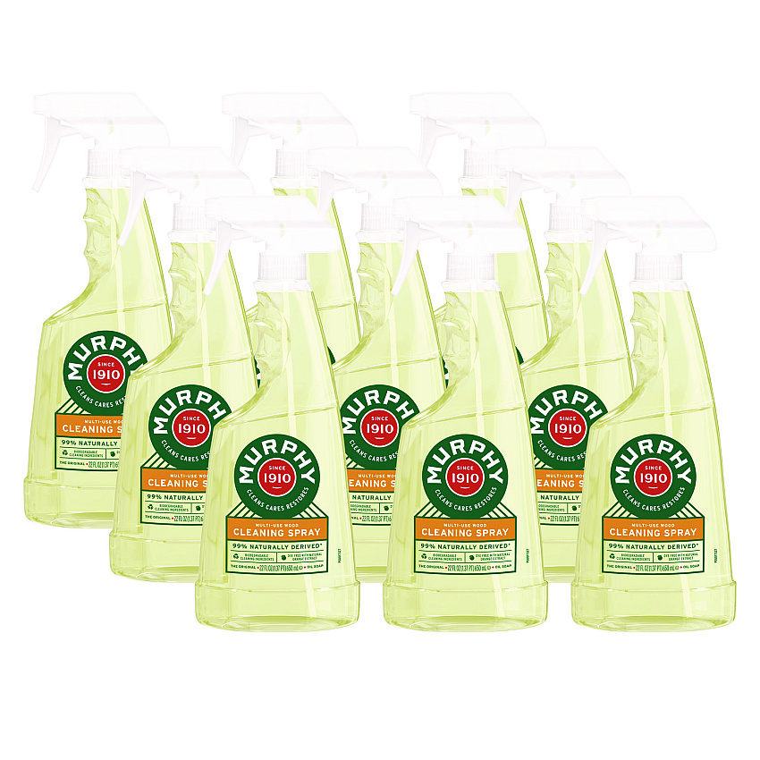 Murphy Oil Soap Spray Formula, All-Purpose, Orange, 22 oz Spray Bottle, 9/Carton (CPC01031)