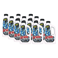 Drano Liquid Drain Cleaner, 32 oz Safety Cap Bottle, 12/Carton (SJN335712)