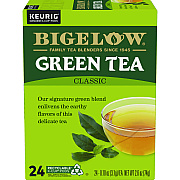 Bigelow Green Tea K-Cup Pack, 24/Box, 4 Box/Carton (GMT6085CT)
