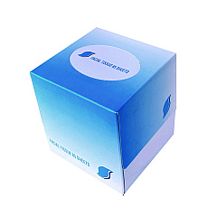 GEN Facial Tissue Cube Box, 2-Ply, White, 85 Sheets/Box, 36 Boxes/Carton (GEN852E)