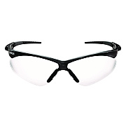 KleenGuard V30 Nemesis VL Safety Glasses, Black Frame, Clear Lens, 12/Carton (KCC55401)