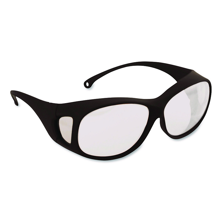 KleenGuard V50 OTG Safety Eyewear, Black Frame, Clear Anti-Fog Lens (KCC20746)