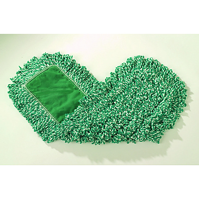 Rubbermaid Commercial Microfiber Loop Dust Mop, 24" x 5", Green, 12/Carton (RCPJ853GRE)