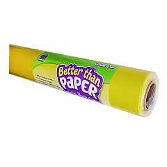 Teacher Created Resources Better Than Paper Bulletin Board Roll, 4 ft x 12 ft, Yellow Gold (TCR77369)