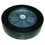 Rubbermaid Commercial 12-Inch Wheel for 1.5 Cu Yd Standard Duty Tilt Truck, Black (SGSFG1025L60000)