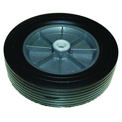 Rubbermaid Commercial 12-Inch Wheel for 1.5 Cu Yd Standard Duty Tilt Truck, Black (SGSFG1025L60000)
