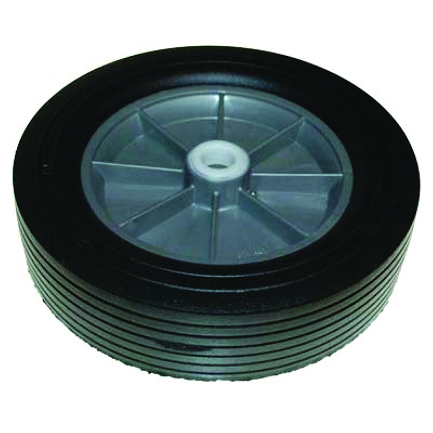 Rubbermaid Commercial 12-Inch Wheel for 1.5 Cu Yd Standard Duty Tilt Truck, Black (SGSFG1025L60000)