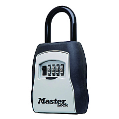 Master Lock Locking Combination 5 Key Steel Box, 3.25" Wide, Black/Silver (MLK5400D)