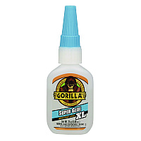 Gorilla Super Glue, 0.88 oz, Dries Clear (GOR7400202)