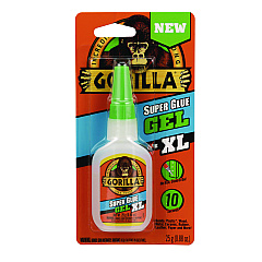 Gorilla Super Glue Gel, 0.88 oz, Dries Clear (GOR102433)