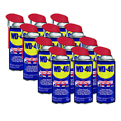 WD-40 Smart Straw Spray Lubricant, 11 oz Aerosol Can, 12/Carton (WDF490040)