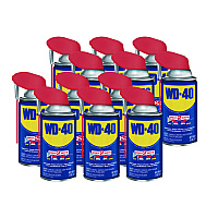 WD-40 Smart Straw Spray Lubricant, 8 oz Aerosol Can, 12/Carton (WDF490026)