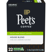 Peet's Coffee House Blend Decaf  K-Cups, 22/Box (GMT6544)