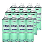 Misty Handheld Air Sanitizer/Deodorizer, Fresh Linen, 10 oz Aerosol Spray, 12/Carton (AMR1037236)