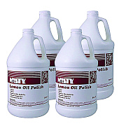 Misty Lemon Oil Furniture Polish, Lemon Scent, 1 gal Bottle, 4/Carton (AMR1001517)