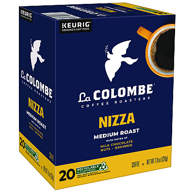 La Colombe Coffee K-Cup Pods, Nizza Medium Roast, 20/Box (GMT0327)