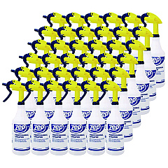 Zep Commercial Professional Spray Bottle, 32 oz, Blue/Gold/Clear, 36/Carton (ZPEHDPRO36CT)