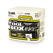TOOLBOX Z300 Quarterfold Wipers, 1-Ply, 11.87 x 13, White, 12/Carton (SLR2010001)